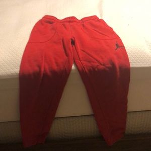 Jordan red sweats